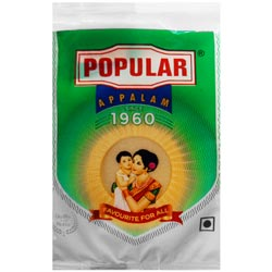 Popular Appalam,Popular Papad,Papadam,Favourite for All