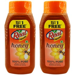 BUY 1 GET 1 Dabur Real Health 100% Pure Nature's Finest Multifloral Honey-2*550g