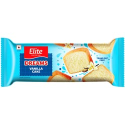 Elite Dreams Sliced Vanilla Cake-140gm Pouch