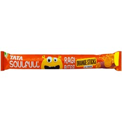 TATA Soulfull Ragi Bites Orange Sticks with No Maida-9gm