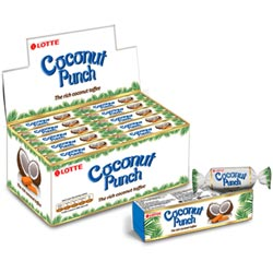 Lotte Coconut Punch Rich Coconut Toffee-23gm