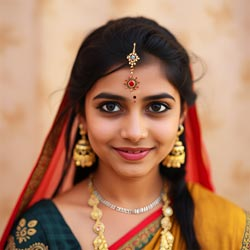 EYETEX Pallavi Kumkum Spot 2 in 1 Bindi-Maroon/72 Spots