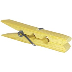Bamboo Cloth Clips 6.1cm*1.1cm(20 Pcs)