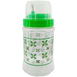 Transparent Oil Dispenser with Steel Nozzle & cap-1000ml approx