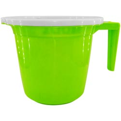 Double Color Hard Plastic Bath Mug,Water Mug-1500ml