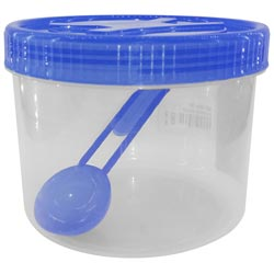 Transparent 100% Virgin Multipurpose Container with Spoon-200ml approx