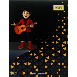 Shape Royal Series 2,4 Lines,Square Box Lines in 1 Notebook,24cm*18cm/172Pages