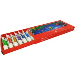 FABER CASTELL 12 Shades Watercolours,Watercolors 5ml each