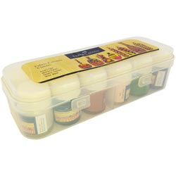 FABER CASTELL 12 Shades 10ml Each Fabric Colours Classic,Acrylic paints