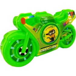 Big Size Sports Bike Model 2 Slots Pencil Box-color may vary