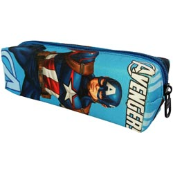 Printed Pencil Pouch with Zip Lock-Print may vary