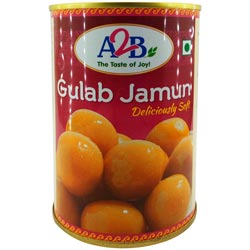 A2B Gulab Jamun,Deliciously Soft Gulab Jamun-10 Pcs/500gm Tin