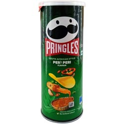 Pringles South African Style Peri Peri Flavour Chips,Spicy Chips-102gm Tin