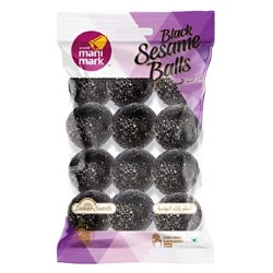 Arcot Mani Mark Black Sesame Balls-12 Pcs