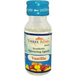 Three Roses Brand Synthetic Agent Vanilla Flavour Essence-20ml Bottle