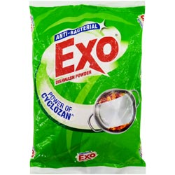 EXO Antibacterial Dishwash Powder Power of Cyclozan-500gm Pouch