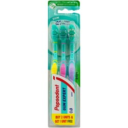 Pepsodent Gum Expert 100% Soft Bristles 2+1 Toothbrushes