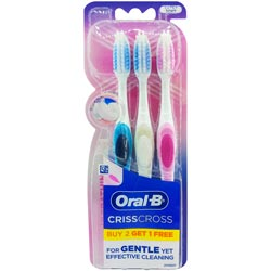 Oral B Crisscross Extra Soft Toothbrush-3N Toothbrushes