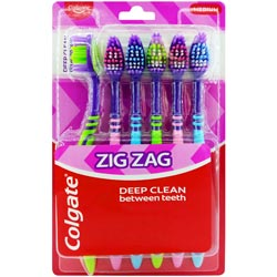 Colgate Zigzag Medium Toothbrush Deep Clean-6N
