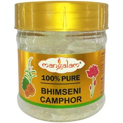 Mangalam Bhimseni Camphor,100% Pure Camphor-50gm Bottle