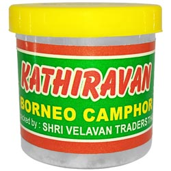 Kathiravan Borneo Camphor,Pachai Karpooram-11gm