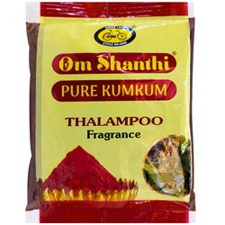 Cycle Brand Om Shanthi Pure Kumkum Thalampoo Fragrance-40gm Pouch