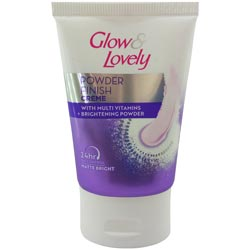 Glow and Lovely Powder Finish Creme 24H Oil Control Brightening Powder-25gm Tube