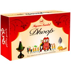 Mysore sandal Dhoop Pure,Natural,traditional Incense sandal Dhoop Cones-20N