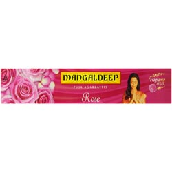 Mangaldeep Rose Puja Agarbattis,Agarbathi-14gm Carton