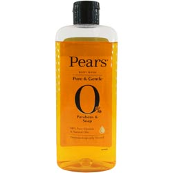Pears Pure and Gentle Body Wash 0% Paraben and Soap with 98% Glycerin-250ml