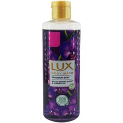 LUX Body Wash for Fragrant Skin with Black Orchid Scent and Juniper Oil-245ml
