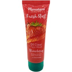 Himalaya Fresh Start Oil Clear Strawberry Face Wash with Natural Beads-100ml Tub
