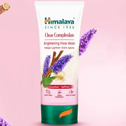 Himalaya Clear Complexion Brightening Face Wash helps Lighten Dark Spots-50ml