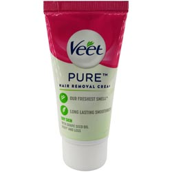 Veet Pure Hair Removal Cream for Dry Skin with Grape Seed Oil for Body,Legs-30gm