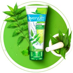 Everyuth Purifying Neem Face Wash Paraben Free-50gm Tube