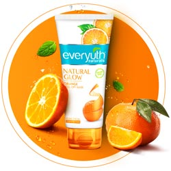 Everyuth Natural Glow Orange Peel Off Mask Home Facial Fights Tan-50gm