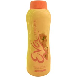Eva Sandal Perfumed Talc for Face and Body,Divine Sandal Talc,Talcum Powder