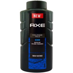 AXE Cologne Talc Denim Sweat Defence Masculine Cologne Fragrance Talc-100gm