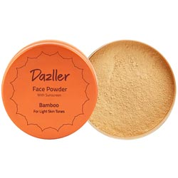 Dazller Face Powder with Sunscreen Soft Caramel R33 for Medium Skin Tones-30gm