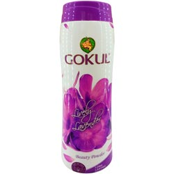 Gokul Lively Lavender Beauty Powder Long Lasting Fragrance Safe on Skin