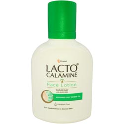 Lacto Calamine Face Lotion Kaolin Clay with Aloe Vera Absorbs Excess Oil