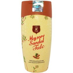 Mysore Sandal Talc Delicately Perfumed with Pure sandalwood Oil