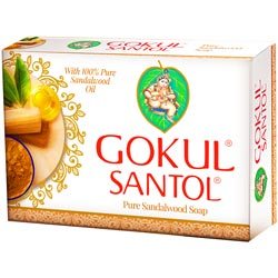 BUY 3 GET 1 FREE GOkul Santol Pure Sandalwood Soap-4N*100gm