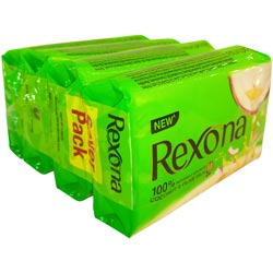 Rexona Bath Soap 100% Pure Coconut and Oiive Oils-4N*100gm