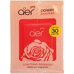 Aer Power Pocket Rose Fresh Blossom Bathroom Fragrance=10gm