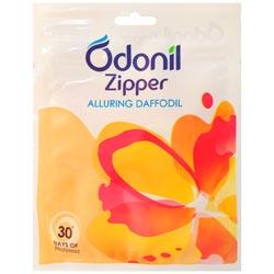 Odonil Zipper Alluring Daffodil Air Freshener Upto 30 Days of Freshness-10gm