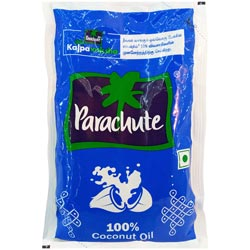 Parachute Coconut Oil,100% Pure Coconut Oil-100ml Pouch