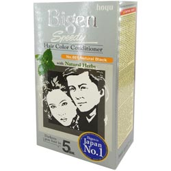 Bigen Speedy Hair Color Conditioner  No.881 Natural Black with Natural Herbs-80g