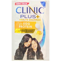 Clinic Plus Health Shampoo with Egg Protein for Strong and Shiny-6ml