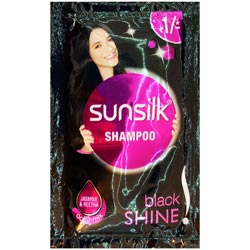 Sunsilk Black Shine Shampoo Jasmine and Reetha Active Mix Shampoo-6ml
